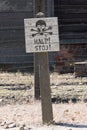 Auschwitz HALT! STOJ! Warning Sign